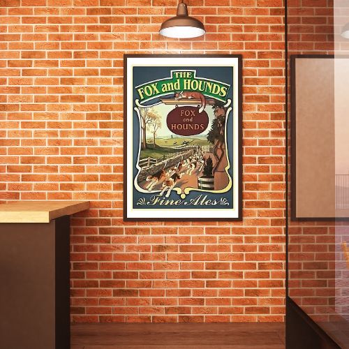 Pub Paraphernalia Fox & Hounds Small Pub Sign