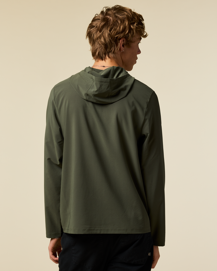Pulso Tech Hoodie - Men's, Fatigue, Model Maximus