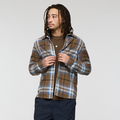 Quedo Flannel Shirt - Men's, Dune Plaid, Model Kai