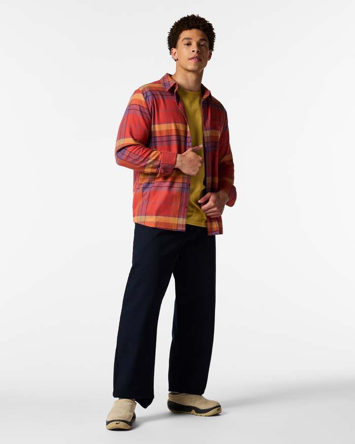 Quedo Flannel Shirt - Men's, Chimayo Plaid, Model Luke