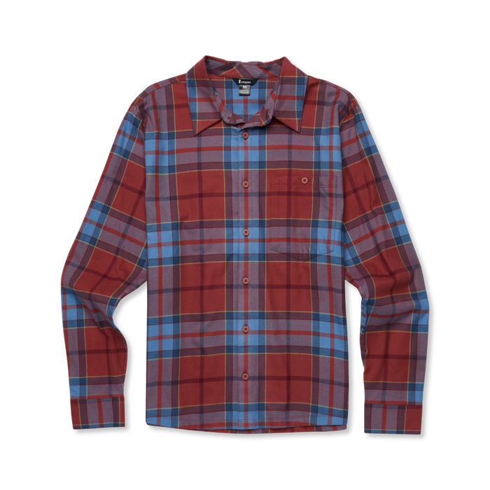 Quedo Flannel Shirt - Men's, Nutmeg Plaid, Model Nicolas