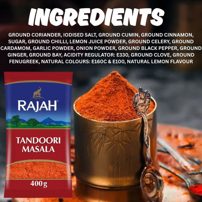 Rajah Tandoori Masala Packet 400g