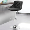 RAYLY Black 18" Wide Adjustable Height Barstool