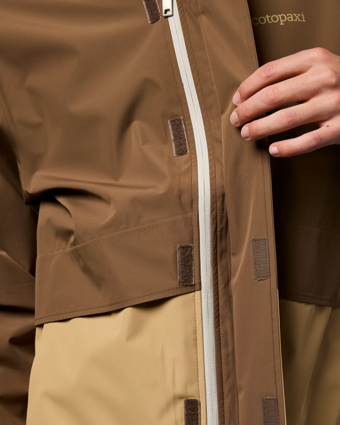 Rayu Rain Jacket - Men's, Dune/Khaki, Model Maximus