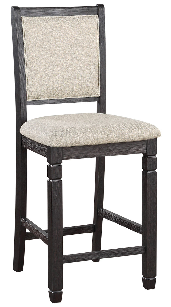 REKNA Black Counter Chair