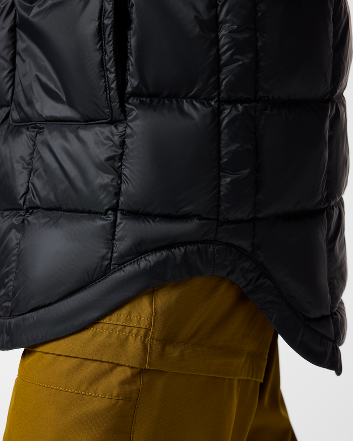Repleto Down Long Jacket - Women's, Cotopaxi Black, Model Tiff