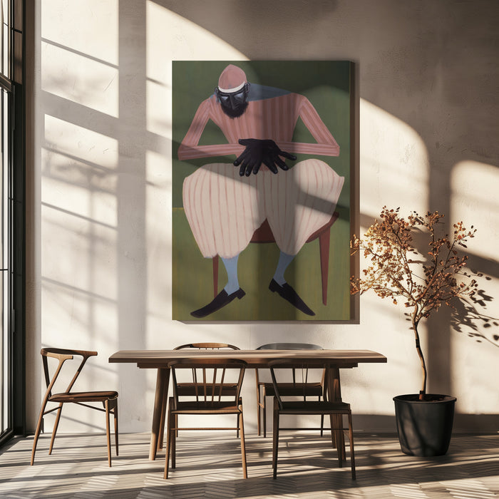 Resting Hands by Martin Zen in interior setting