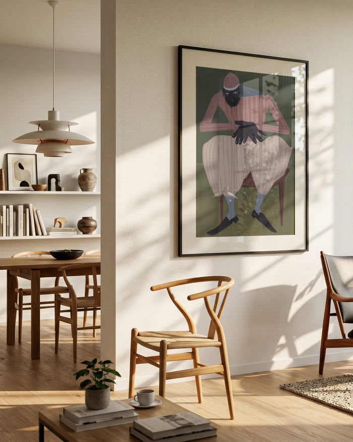 Resting Hands by Martin Zen in interior setting