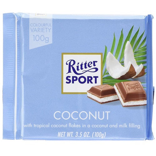 Ritter Sport Milk Chocolate with Coconut 100g product image
