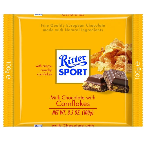 Ritter Sport Milk Chocolate with Cornflakes 100g product image