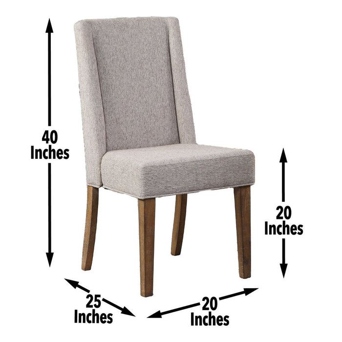 Riverdale - Upholstered Chair - Dark Brown