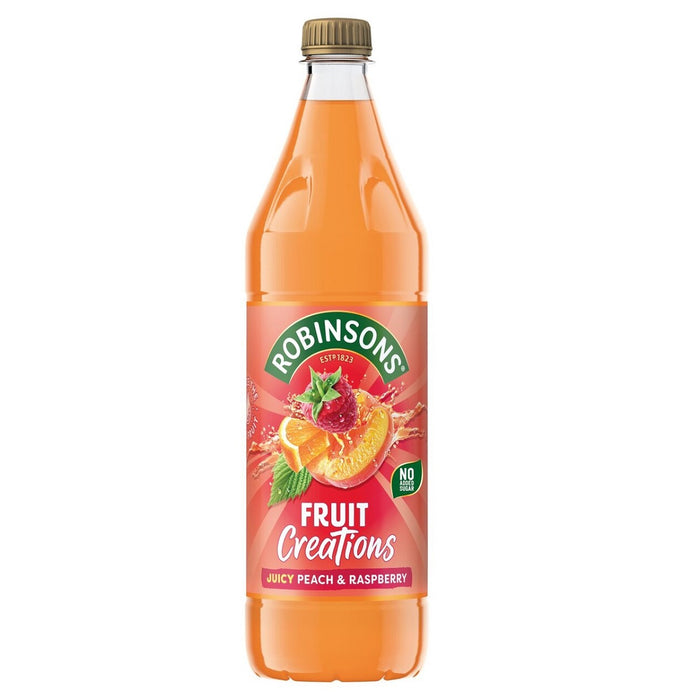 Robinsons Fruit Creations Peach & Raspberry Squash 1ltr product image