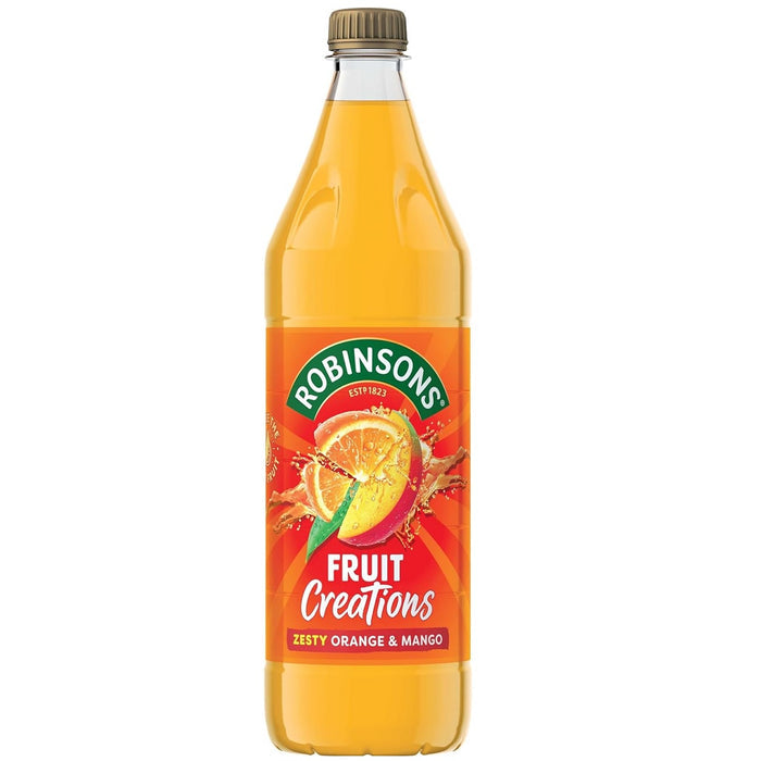 Robinsons Fruit Creations Zesty Orange & Mango Squash No Added Sugar 1Litre product image
