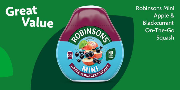 Robinsons Squash'd Apple & Blackcurrant No Added Sugar (66Ml)