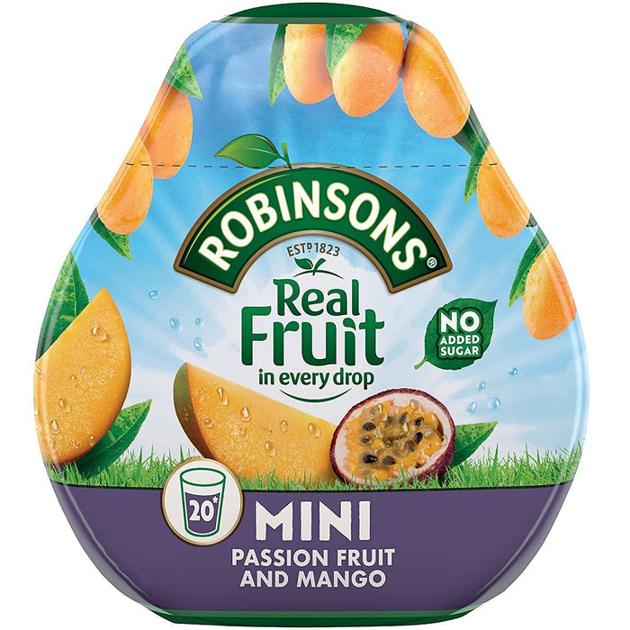 Robinsons Squash'd Mango & Passion Fruit No Added Sugar - 66Ml product image
