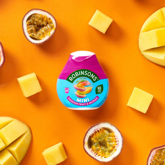 Robinsons Squash'd Mango & Passion Fruit No Added Sugar - 66Ml