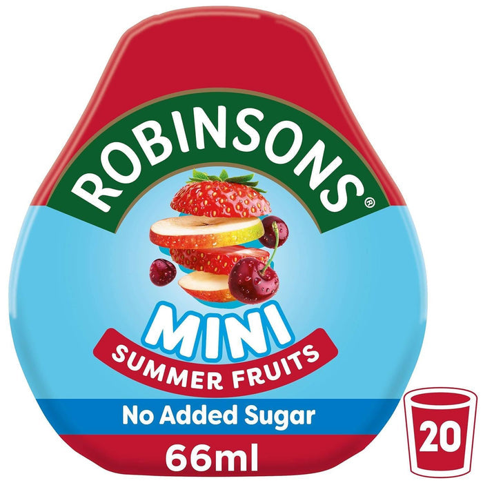 Robinsons Squash'd Summer Fruit No Added Sugar 66Ml