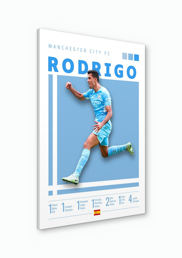 Rodri - Man City Football Poster