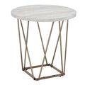 Rowyn - Faux Marble Top Table
