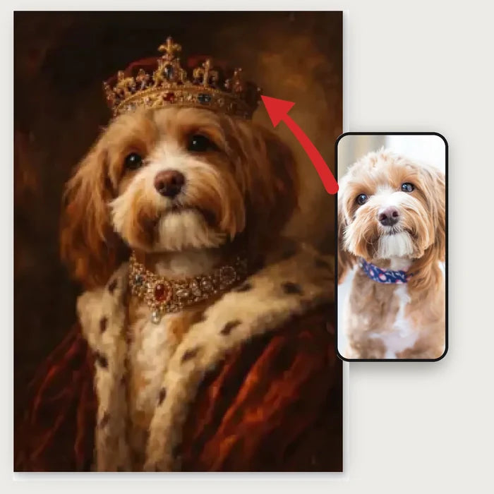 Royal Animal Portrait - Personalized Poster
