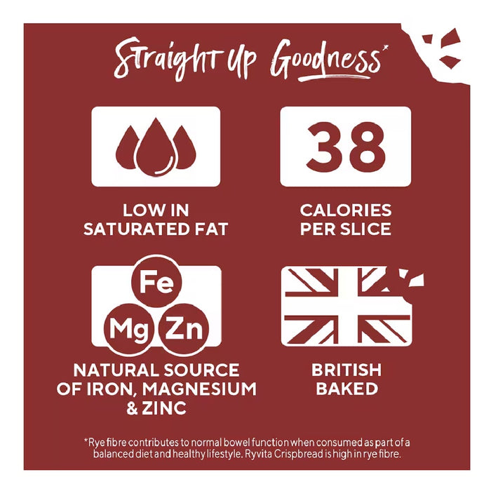 Ryvita Dark Rye Crispbread 250g
