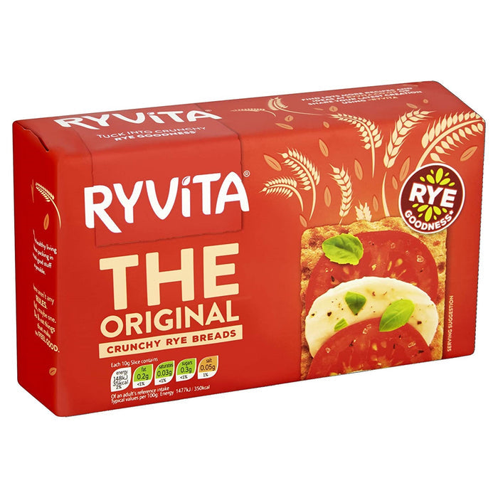 Ryvita Original Crunchy Rye Crispbread 250g product image