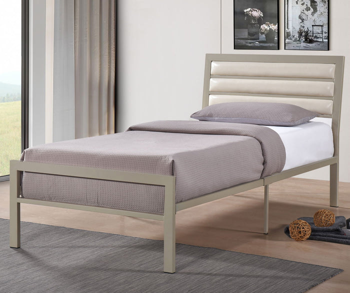 SALADO Gold Metal 38" Height Platform Bed