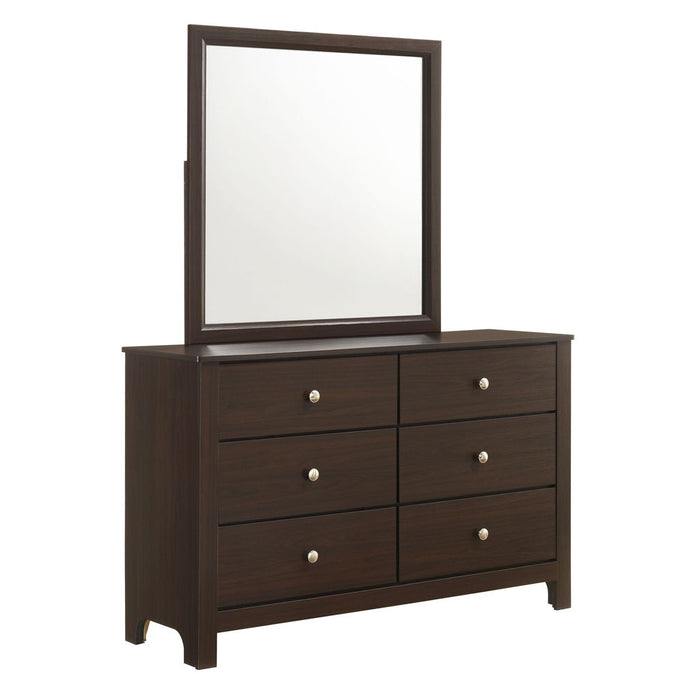 Dark Brown / Dresser & Mirror