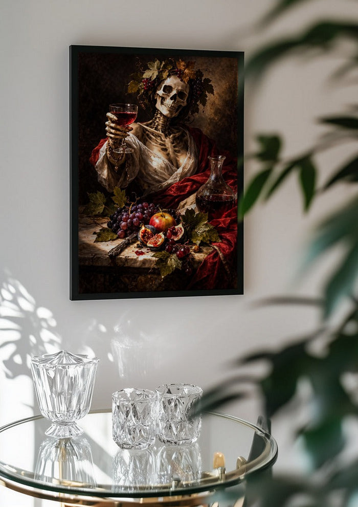 Santa Muerte, A Tribute to Caravaggio's Bacchus - Devour Art