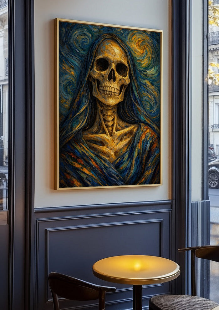 Santa Muerte, A Tribute to Van Gogh's Self-Portrait - Devour Art