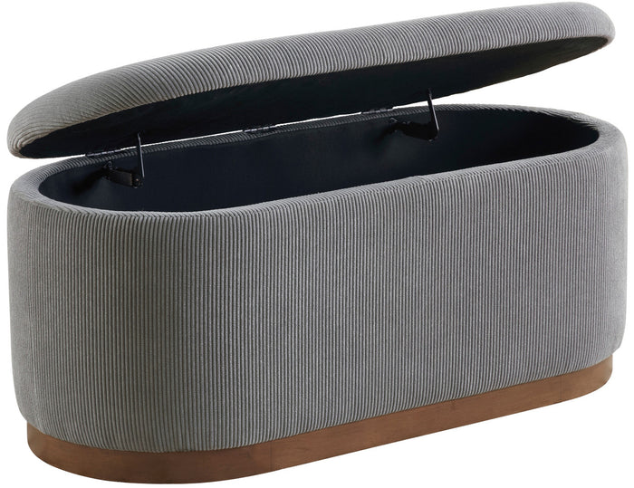 SCARLETT Gray Storage Bench
