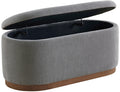 SCARLETT Gray Storage Bench