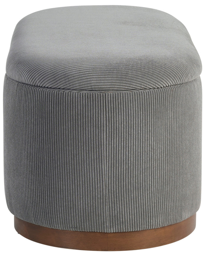 SCARLETT Gray Storage Bench