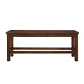 Schleiger - Counter Height Bench - Brown