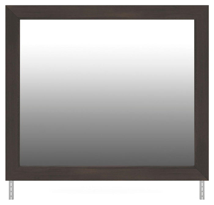 Shaehartin - Bedroom Mirror - Dark Brown