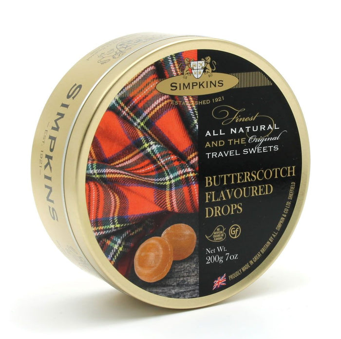 Simpkins Butterscotch Flavoured Travel Sweets 200g