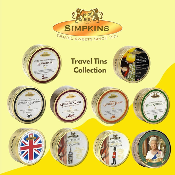 Simpkins Travel Strawberry and Cream Sweets 200g