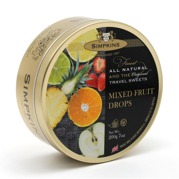 Simpkins Travel Sweet, Mixed Fruit Drops, 200g product image