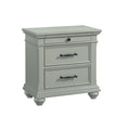 Slater - Nightstand With USB - Gray