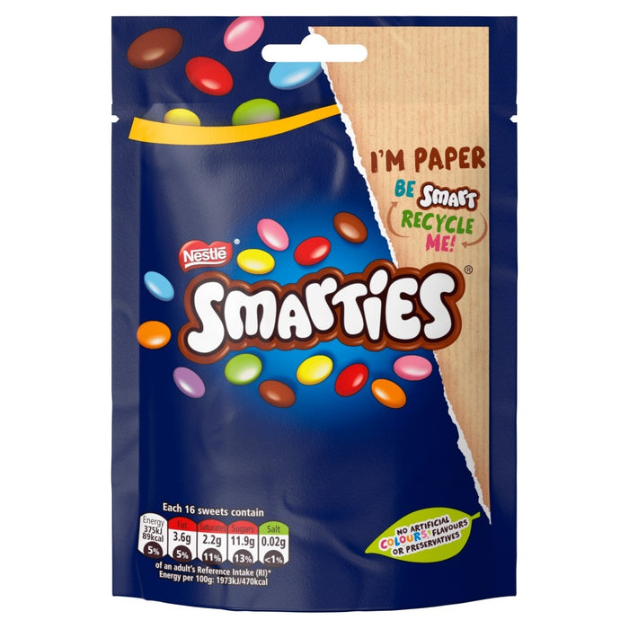 Smarties Milk Chocolate Sharing Bag 105g product image