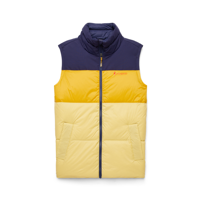 Solazo Down Vest - Men's, Maritime/Amber, Model Jeremy