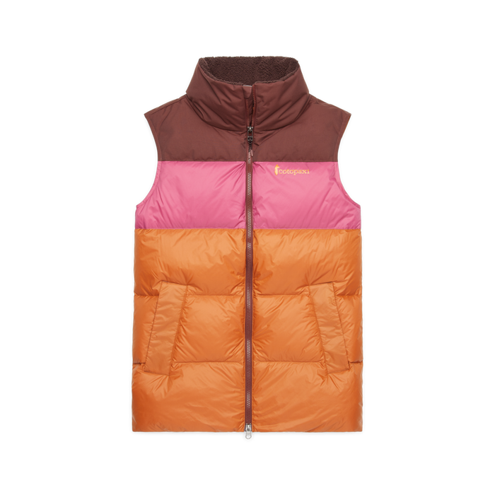 Solazo Down Vest - Women's, Chestnut/Sangria, Detail