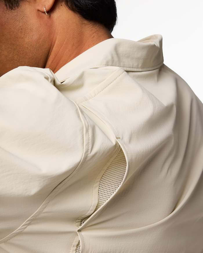 Solta Long-Sleeve Sun Shirt - Men's, Mineral, Model Christian
