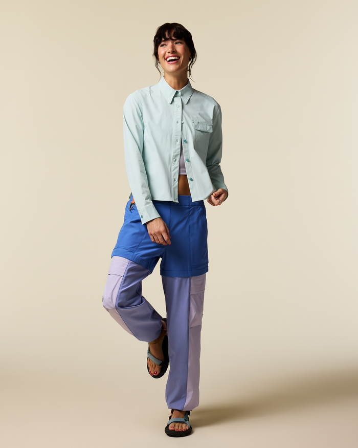 Solta Long-Sleeve Sun Shirt - Women's, Surf, Model Lola