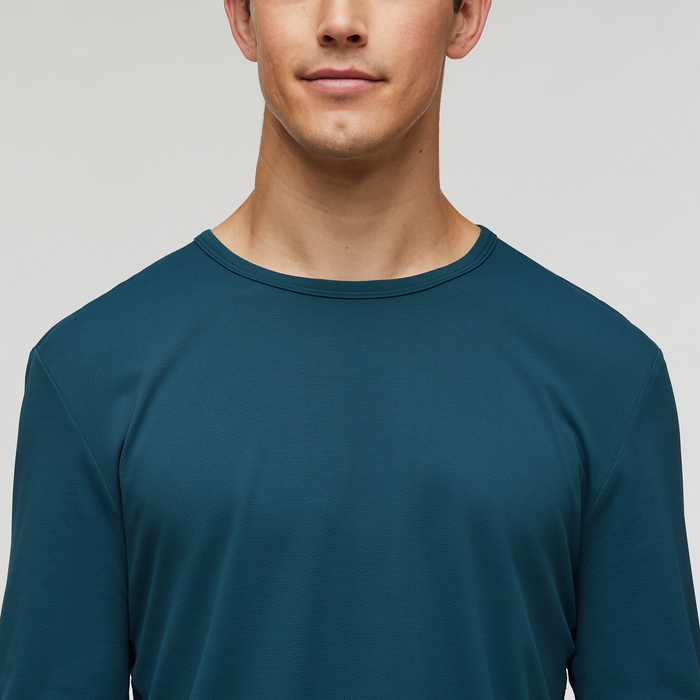 Sombra Long-Sleeve Sun Shirt - Men's, Abyss, Model Kellan