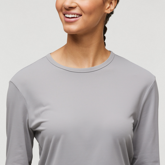 Sombra Long-Sleeve Sun Shirt - Women's, Smoke, Model London