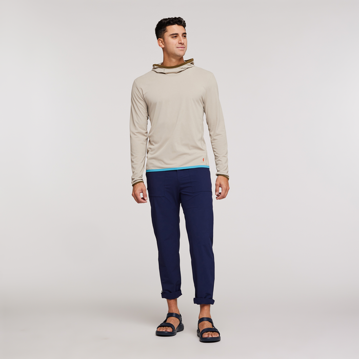 Sombra Sun Hoodie - Men's, Pebble, Model Munther