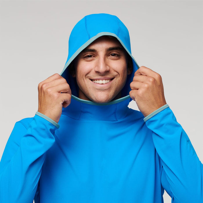 Sombra Sun Hoodie - Men's, Saltwater, Model Munther