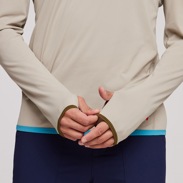 Sombra Sun Hoodie - Men's, Pebble, Model Munther