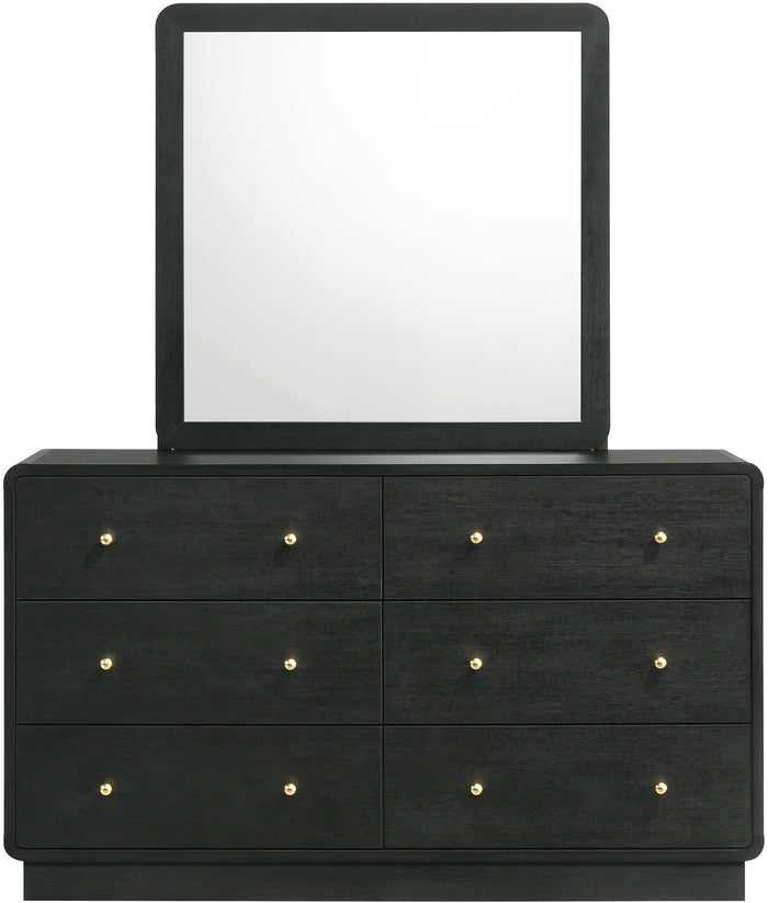 STAVER Black 59" x 72" Height Dresser & Mirror